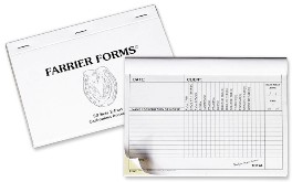 Farrier Forms Invoice Book